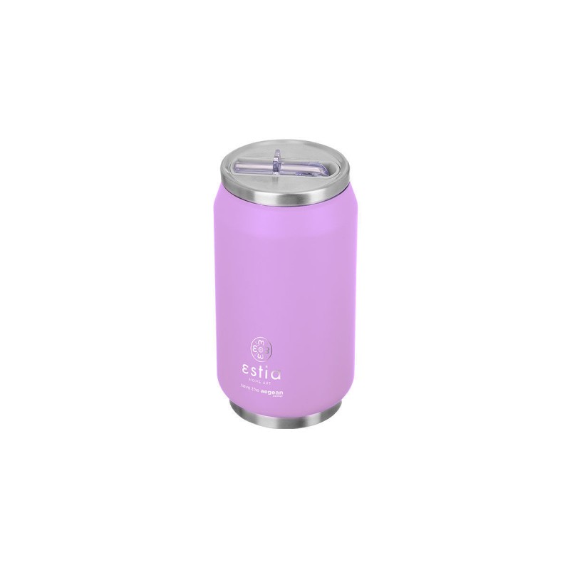 Θερμός Travel Cup Save The Aegean 300ml Lavender Purple 01-16715