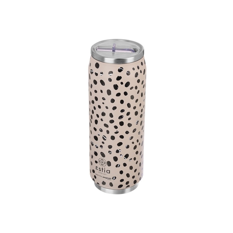 Θερμός Travel Cup 500ml Estia Save The Aegean Leopard Taupe 01-16777