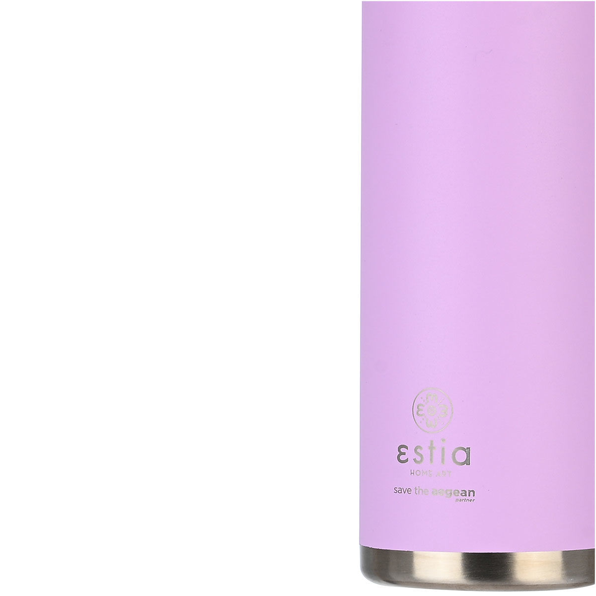 Estia Travel Chug Θερμός 500ml Save The Aegean Lavender Purple 01-17767