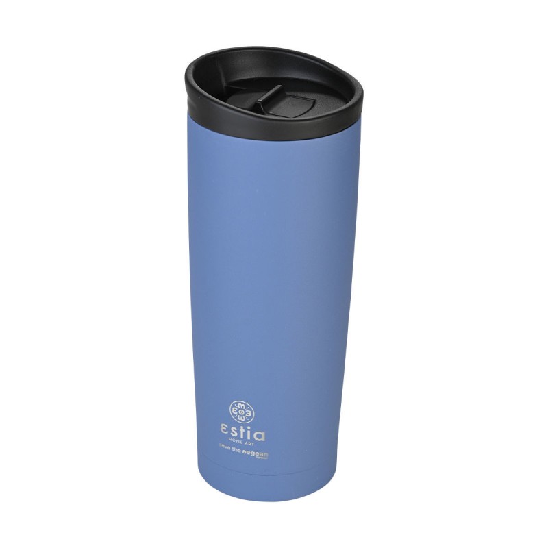 Θερμός Travel Mug 450ml Estia Save The Aegean Denim Blue 01-20323