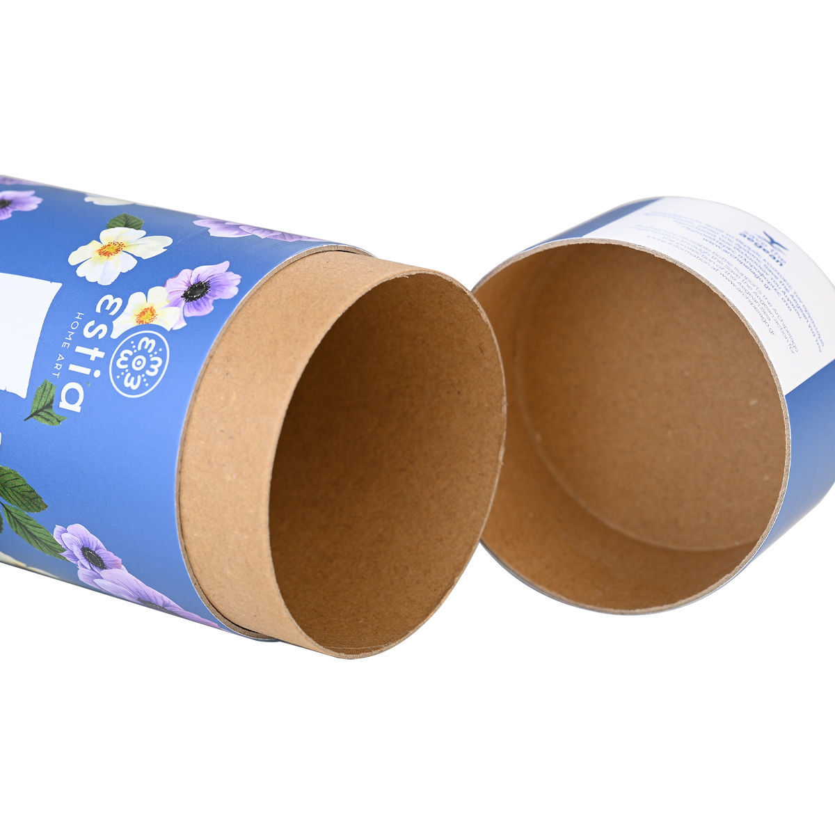 Estia Travel Mug Θερμός 350ml Save The Aegean Garden Blue 01-20439 