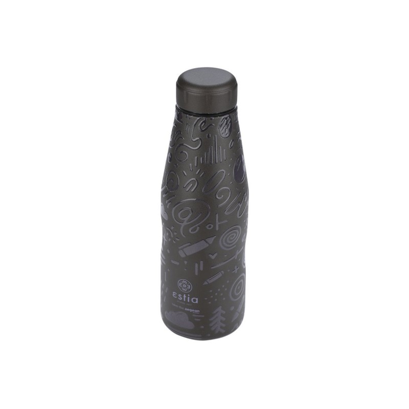 Θερμός Travel Flask 500ml Estia Save The Aegean Noir Echo 01-22044