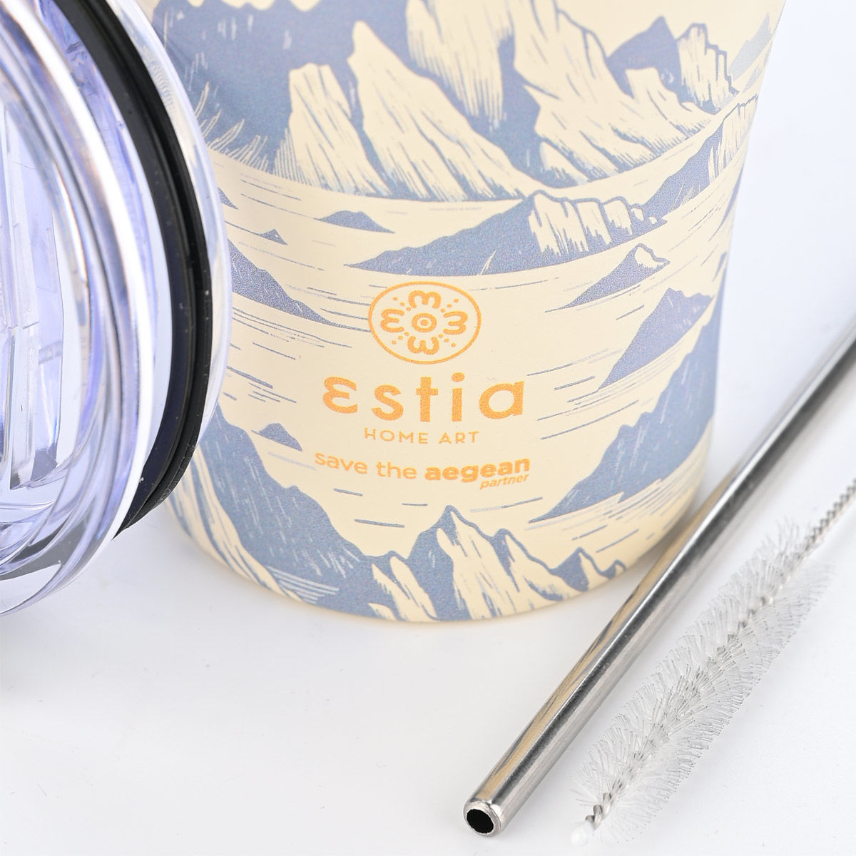 Θερμός Coffee Mug 350ml Estia Save The Aegean Alpine Essence 01-23010