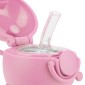 Estia Wonder Bottle Παιδικό Ανοξείδωτο Θερμός 350ml με Καλαμάκι Σιλικόνης, Λαβή Μεταφοράς & Κλιπ Ασφαλείας - Love Ascend