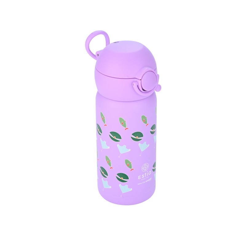 Estia Wonder Bottle Παιδικό Ανοξείδωτο Θερμός 350ml με Καλαμάκι Σιλικόνης, Λαβή Μεταφοράς & Κλιπ Ασφαλείας - Ocean Buddies