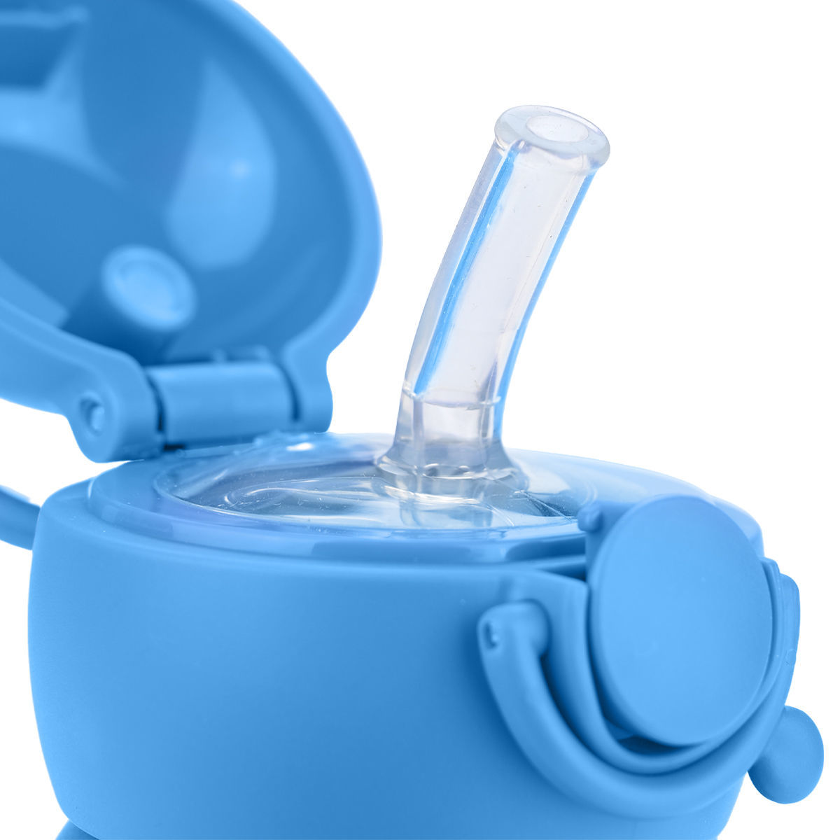 Estia Wonder Bottle Παιδικό Ανοξείδωτο Θερμός 350ml με Καλαμάκι Σιλικόνης, Λαβή Μεταφοράς & Κλιπ Ασφαλείας - Aqua Buddy