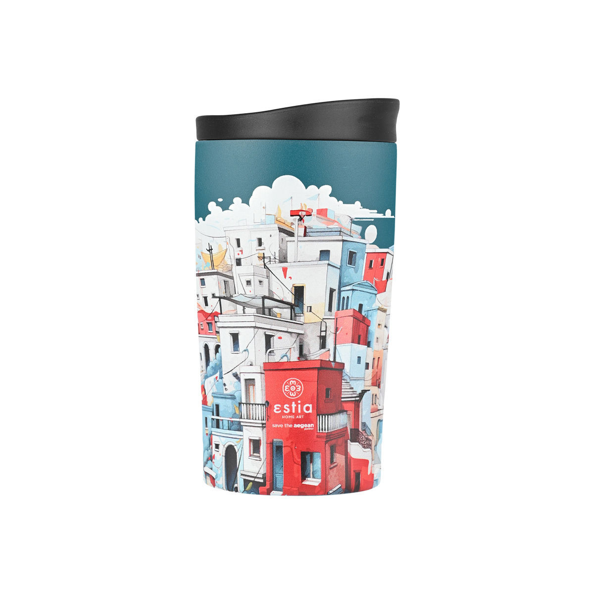 Θερμός Travel Mug 350ml Estia Save The Aegean Urban Mythos 01-25601