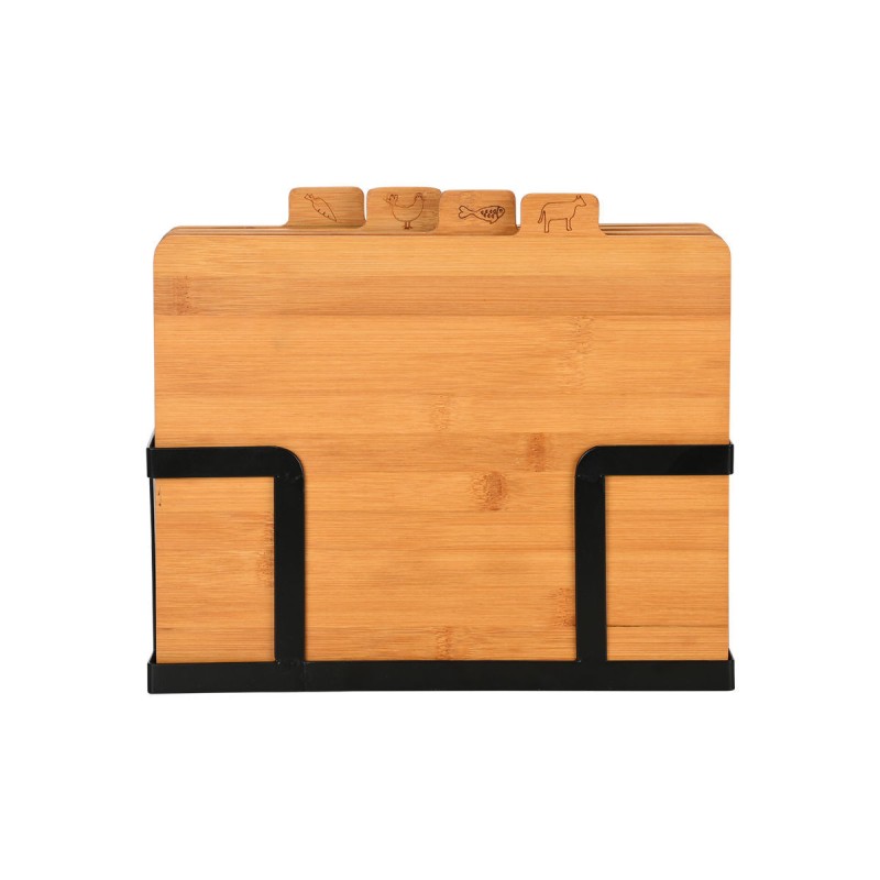 Estia Bamboo Essential Σετ 4 Επιφανειών Κοπής με Μεταλλική Βάση 01-26707