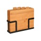 Estia Bamboo Essential Σετ 4 Επιφανειών Κοπής με Μεταλλική Βάση 01-26707