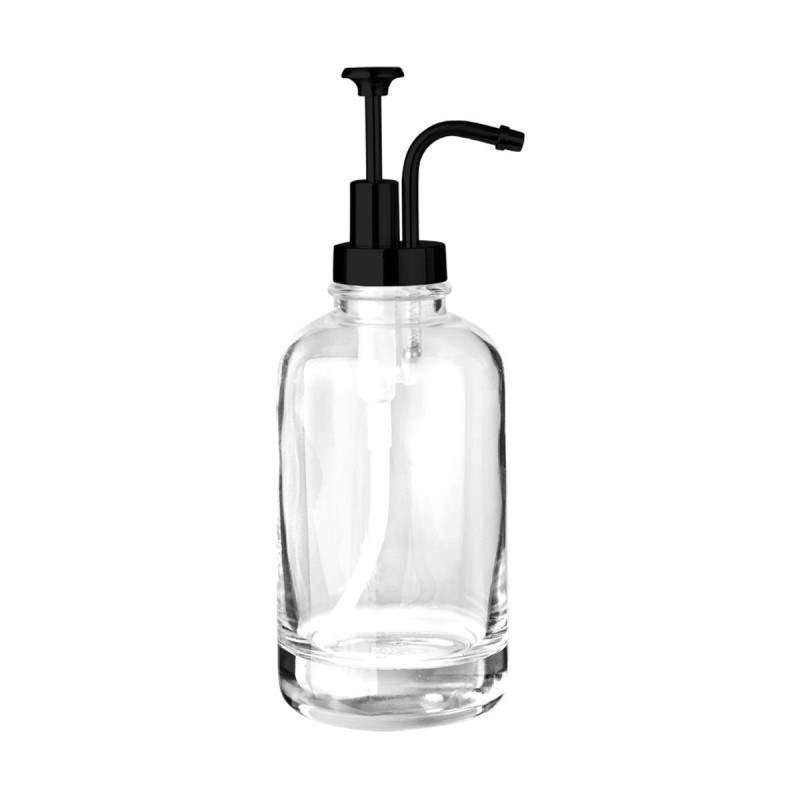 Estia Purity Black Δοχείο Κρεμοσάπουνου 500ml (8x20) Γυάλινο 01-29807