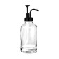 Estia Purity Black Δοχείο Κρεμοσάπουνου 500ml (8x20) Γυάλινο 01-29807