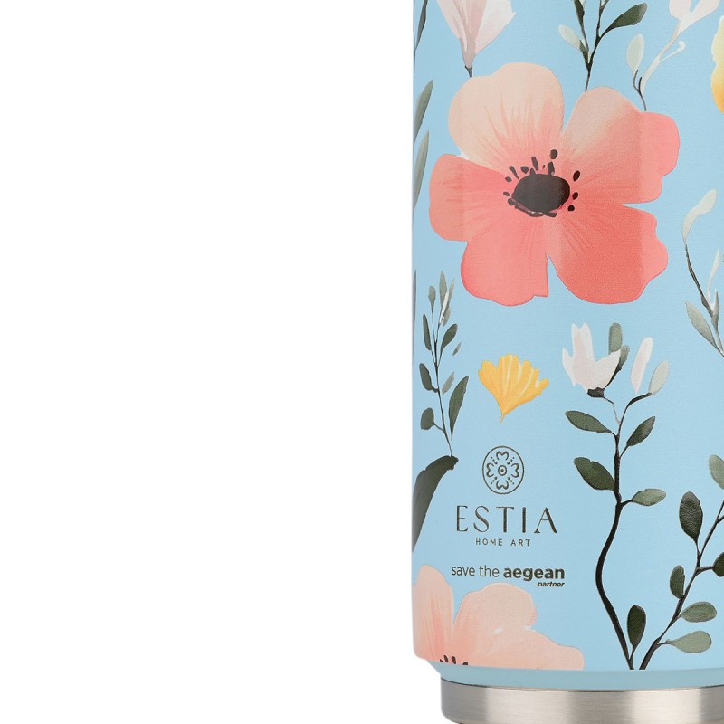 Estia Travel Cup Θερμός 500ml Save The Aegean Sky Garden 01-31206