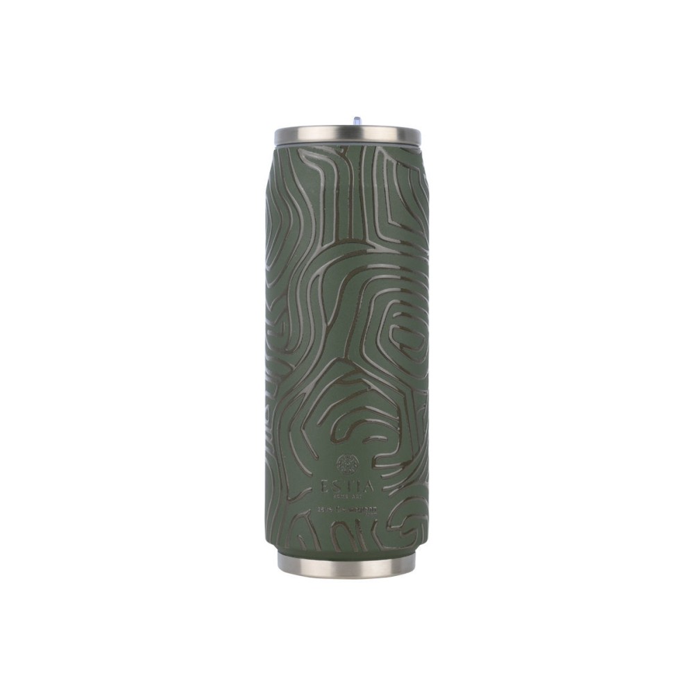 Estia Travel Cup Θερμός 500ml Save The Aegean Olive Flow 01-31237