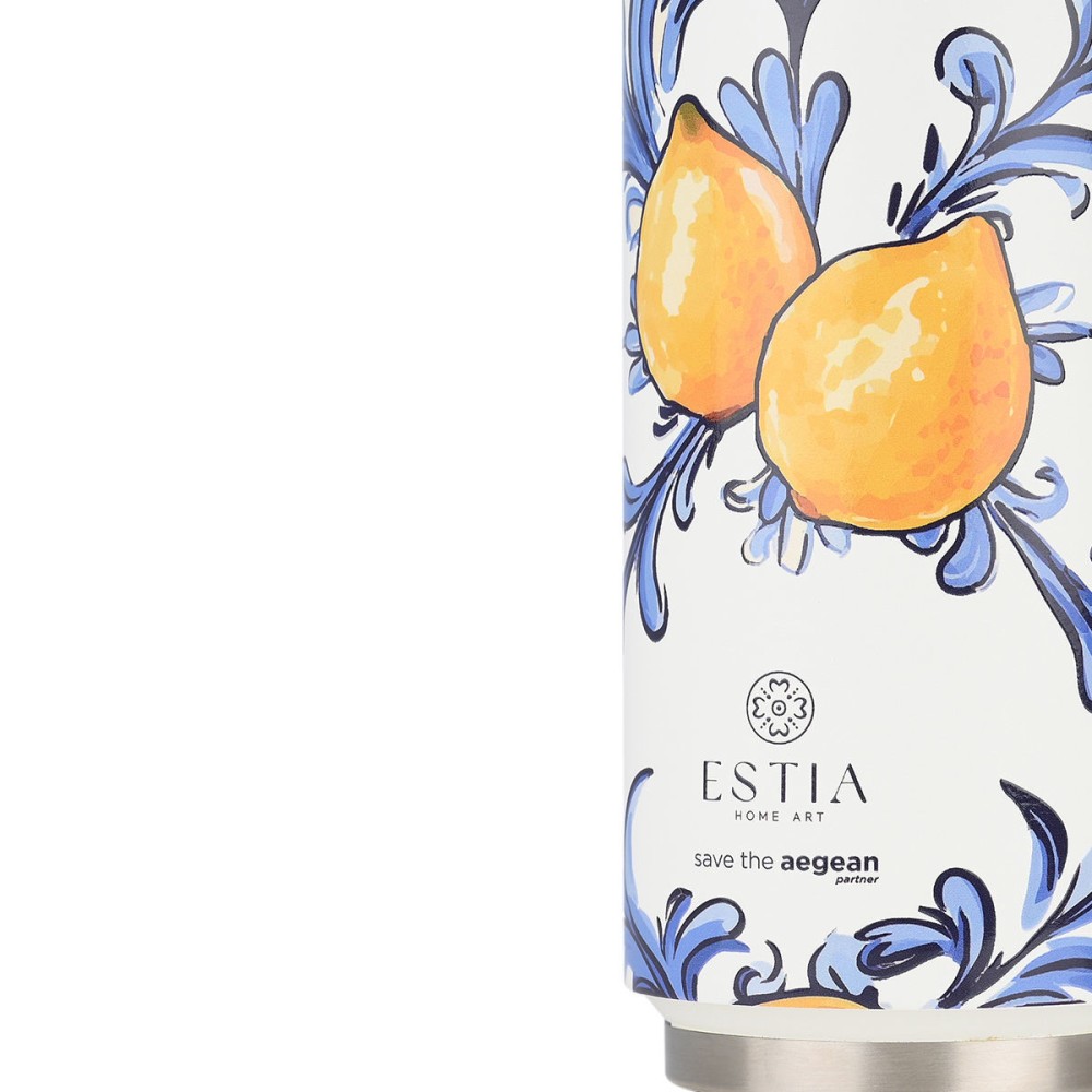 Estia Travel Cup Θερμός 500ml Save The Aegean Amalfi Coast