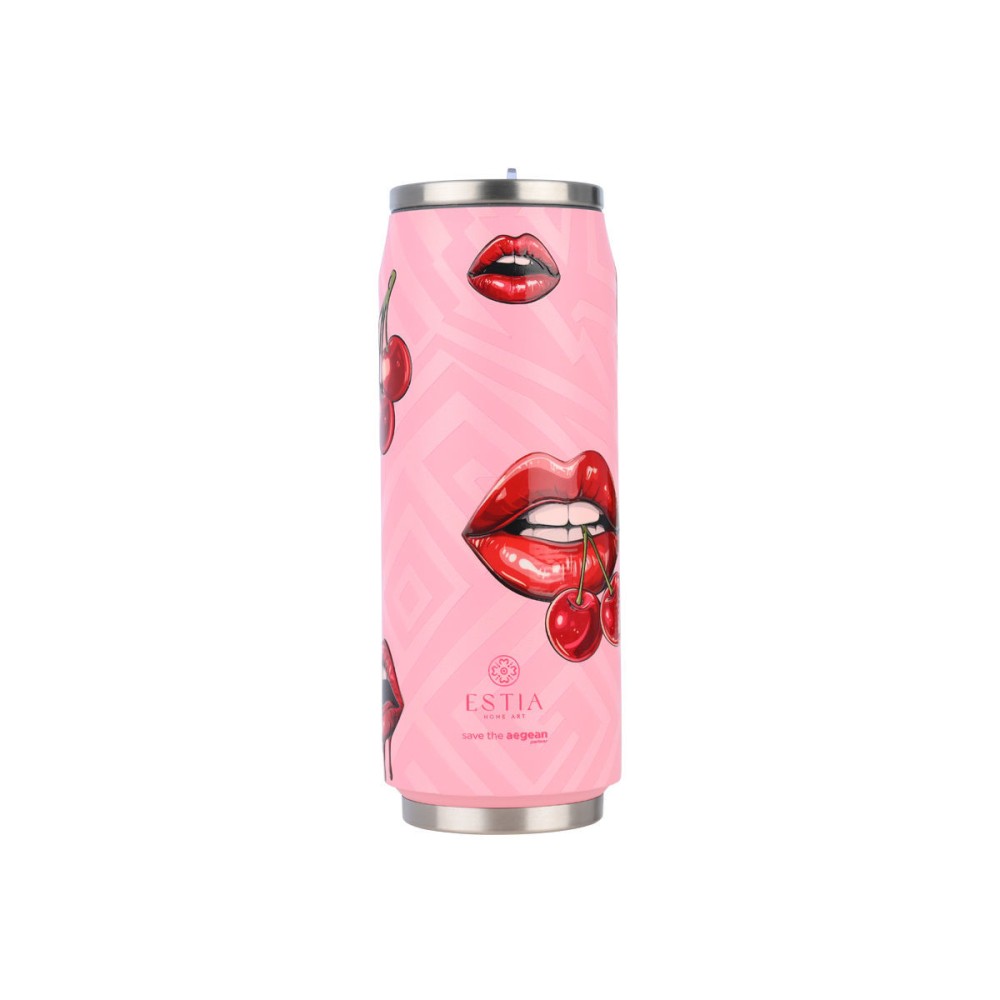Estia Travel Cup Θερμός 500ml Save The Aegean Blush Pop 01-31312