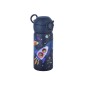 Estia Wonder Bottle Παιδικό Ανοξείδωτο Θερμός 350ml με Καλαμάκι Σιλικόνης, Λαβή Μεταφοράς & Κλιπ Ασφαλείας - Solar Jump