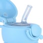 Estia Wonder Bottle Παιδικό Ανοξείδωτο Θερμός 500ml με Καλαμάκι Σιλικόνης, Λαβή Μεταφοράς & Κλιπ Ασφαλείας - Ocean Play