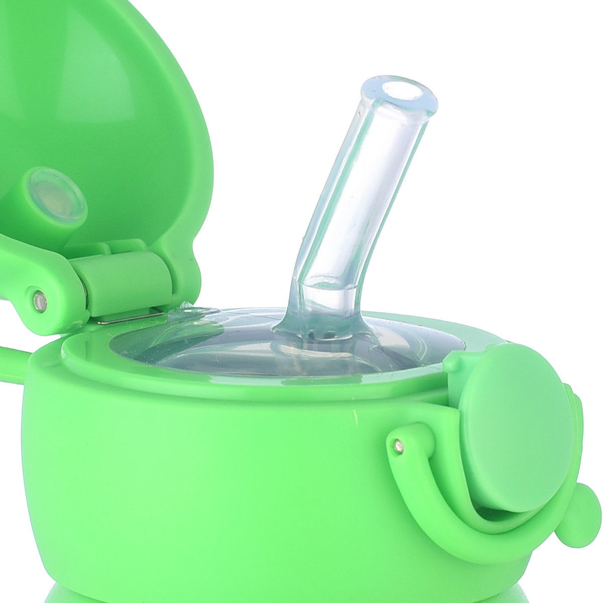 Estia Wonder Bottle Παιδικό Ανοξείδωτο Θερμός 500ml με Καλαμάκι Σιλικόνης, Λαβή Μεταφοράς & Κλιπ Ασφαλείας - Jungle Kick
