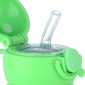 Estia Wonder Bottle Παιδικό Ανοξείδωτο Θερμός 500ml με Καλαμάκι Σιλικόνης, Λαβή Μεταφοράς & Κλιπ Ασφαλείας - Jungle Kick