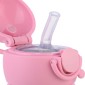 Estia Wonder Bottle Παιδικό Ανοξείδωτο Θερμός 500ml με Καλαμάκι Σιλικόνης, Λαβή Μεταφοράς & Κλιπ Ασφαλείας - Love Ascend