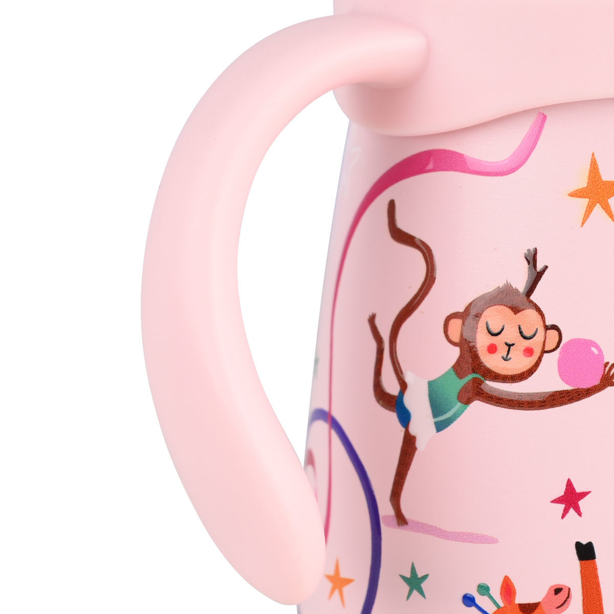Estia Bubble Bottle Παιδικό Ανοξείδωτο Θερμός 300ml με Διπλές Εργονομικές Λαβές, Καλαμάκι Σιλικόνης & Κλιπ Ασφαλείας - Wild Stunts