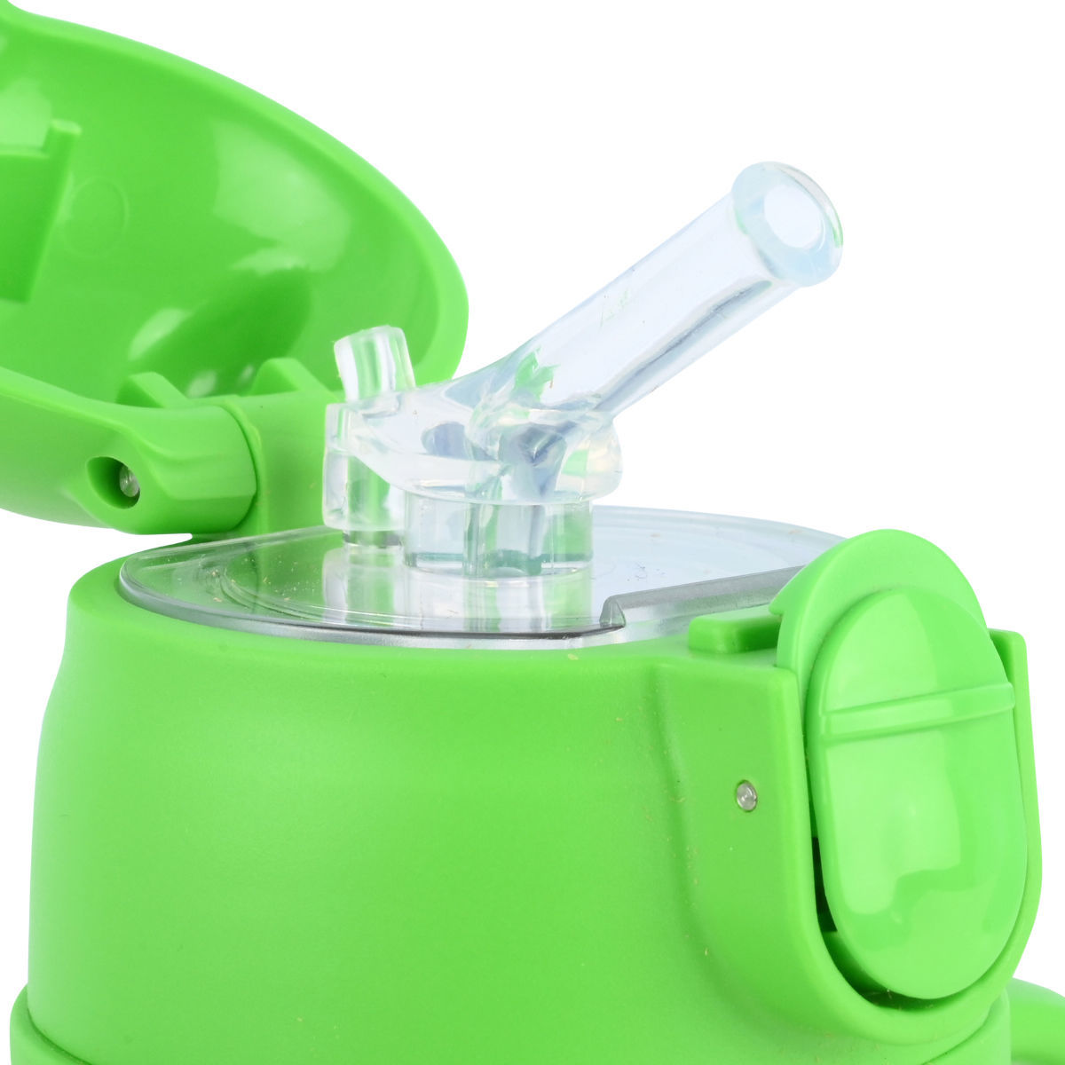Estia Bubble Bottle Παιδικό Ανοξείδωτο Θερμός 300ml με Διπλές Εργονομικές Λαβές, Καλαμάκι Σιλικόνης & Κλιπ Ασφαλείας - Jungle Kick