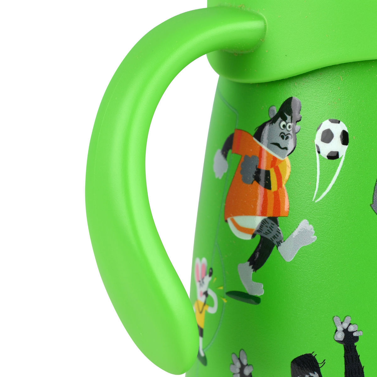 Estia Bubble Bottle Παιδικό Ανοξείδωτο Θερμός 300ml με Διπλές Εργονομικές Λαβές, Καλαμάκι Σιλικόνης & Κλιπ Ασφαλείας - Jungle Kick