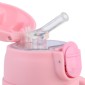 Estia Bubble Bottle Παιδικό Ανοξείδωτο Θερμός 300ml με Διπλές Εργονομικές Λαβές, Καλαμάκι Σιλικόνης & Κλιπ Ασφαλείας - Love Ascend