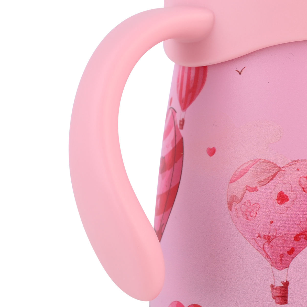 Estia Bubble Bottle Παιδικό Ανοξείδωτο Θερμός 300ml με Διπλές Εργονομικές Λαβές, Καλαμάκι Σιλικόνης & Κλιπ Ασφαλείας - Love Ascend