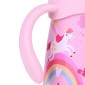 Estia Bubble Bottle Παιδικό Ανοξείδωτο Θερμός 300ml με Διπλές Εργονομικές Λαβές, Καλαμάκι Σιλικόνης & Κλιπ Ασφαλείας - Rainbow Dreams