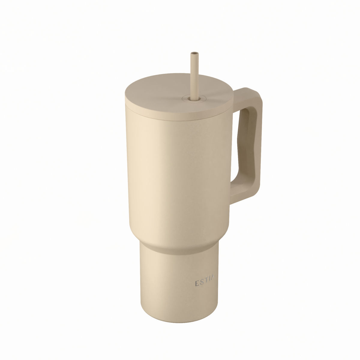 Estia Straw Tumbler Θερμός 900ml Save The Aegean Dune