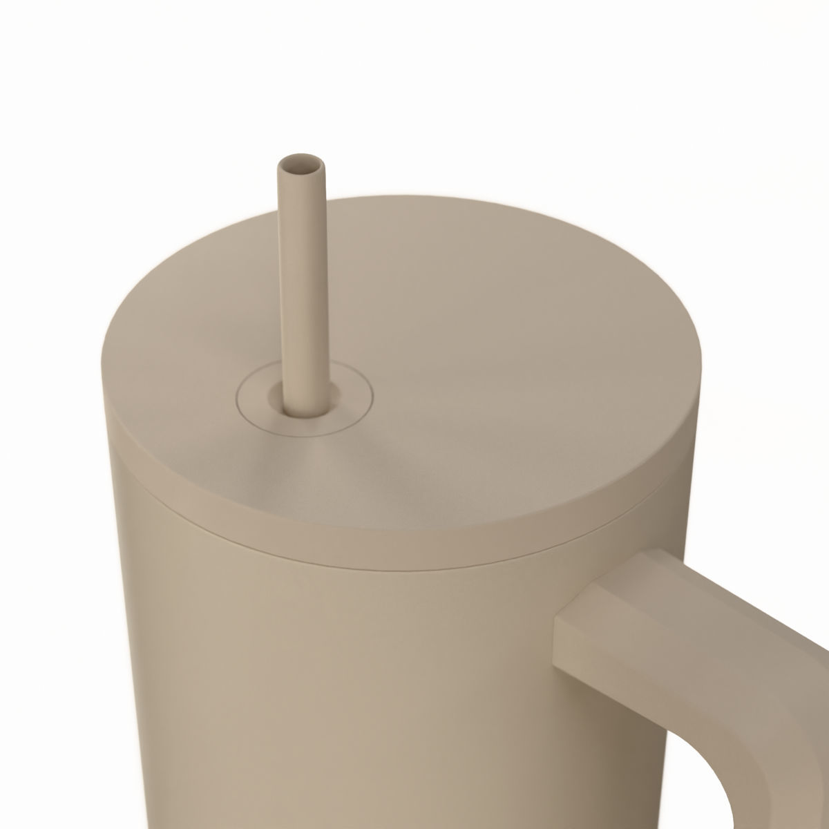 Estia Straw Tumbler Θερμός 900ml Save The Aegean Dune