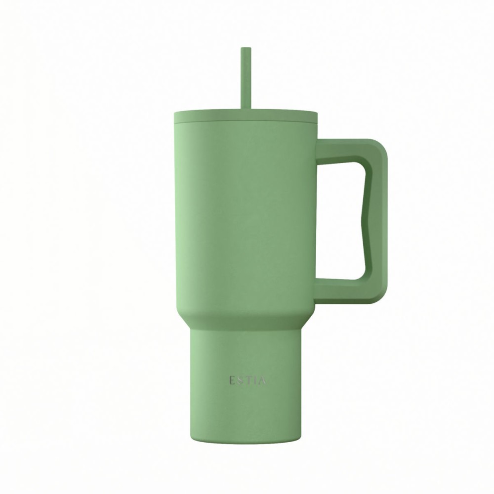 Estia Straw Tumbler Θερμός 900ml Save The Aegean Pine