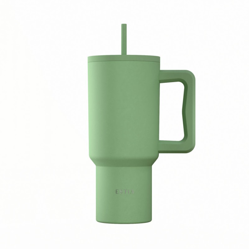Estia Straw Tumbler Θερμός 900ml Save The Aegean Pine