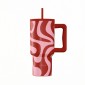 Estia Straw Tumbler Θερμός 900ml Save The Aegean Coral Waves