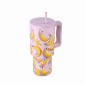 Estia Straw Tumbler Θερμός 900ml Save The Aegean Banana Mood