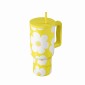 Estia Straw Tumbler Θερμός 900ml Save The Aegean Yellow Daisy