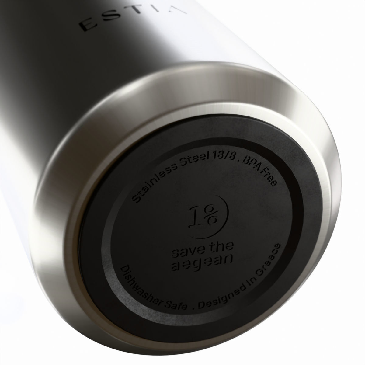 ESTIA Lens Ανοξείδωτο Θερμός 360ml Brushed