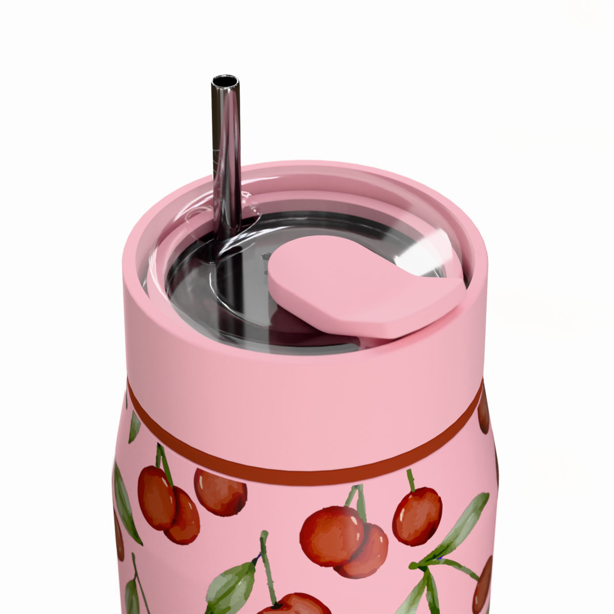 ESTIA Lens Ανοξείδωτο Θερμός 360ml Cherry Rose