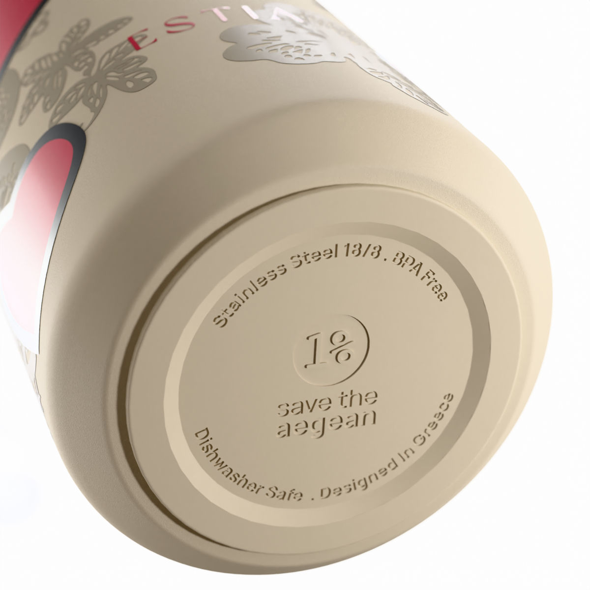 ESTIA Lens Ανοξείδωτο Θερμός 360ml Tender Lace