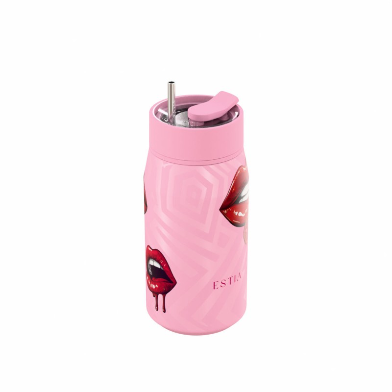 ESTIA Lens Ανοξείδωτο Θερμός 360ml Blush Pop