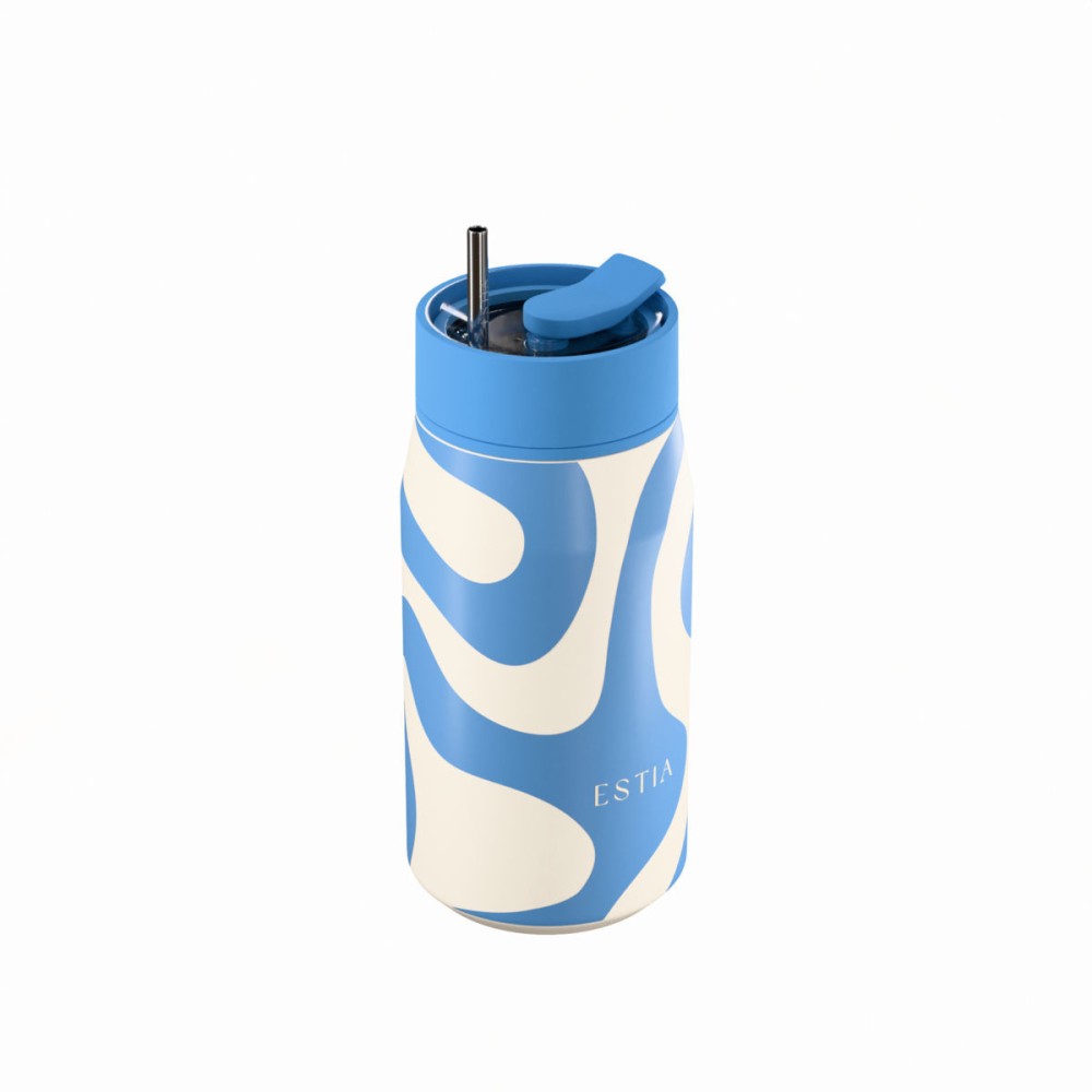 ESTIA Lens Ανοξείδωτο Θερμός 360ml Ocean Waves