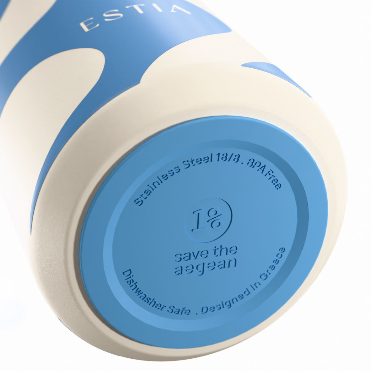 ESTIA Lens Ανοξείδωτο Θερμός 360ml Ocean Waves