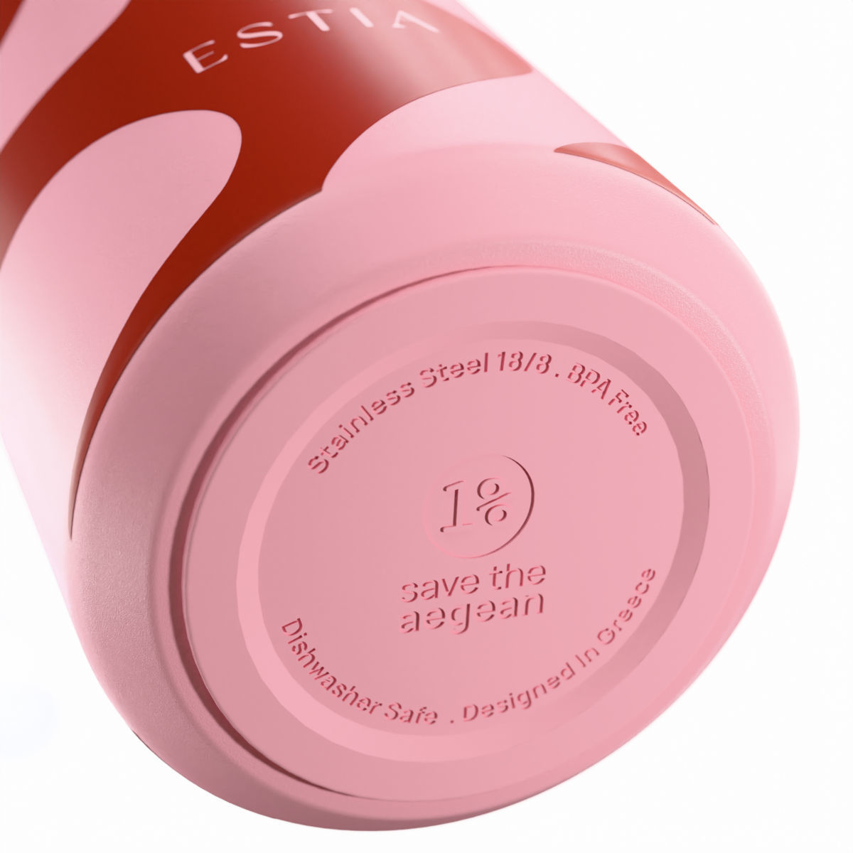 ESTIA Lens Ανοξείδωτο Θερμός 360ml Coral Waves