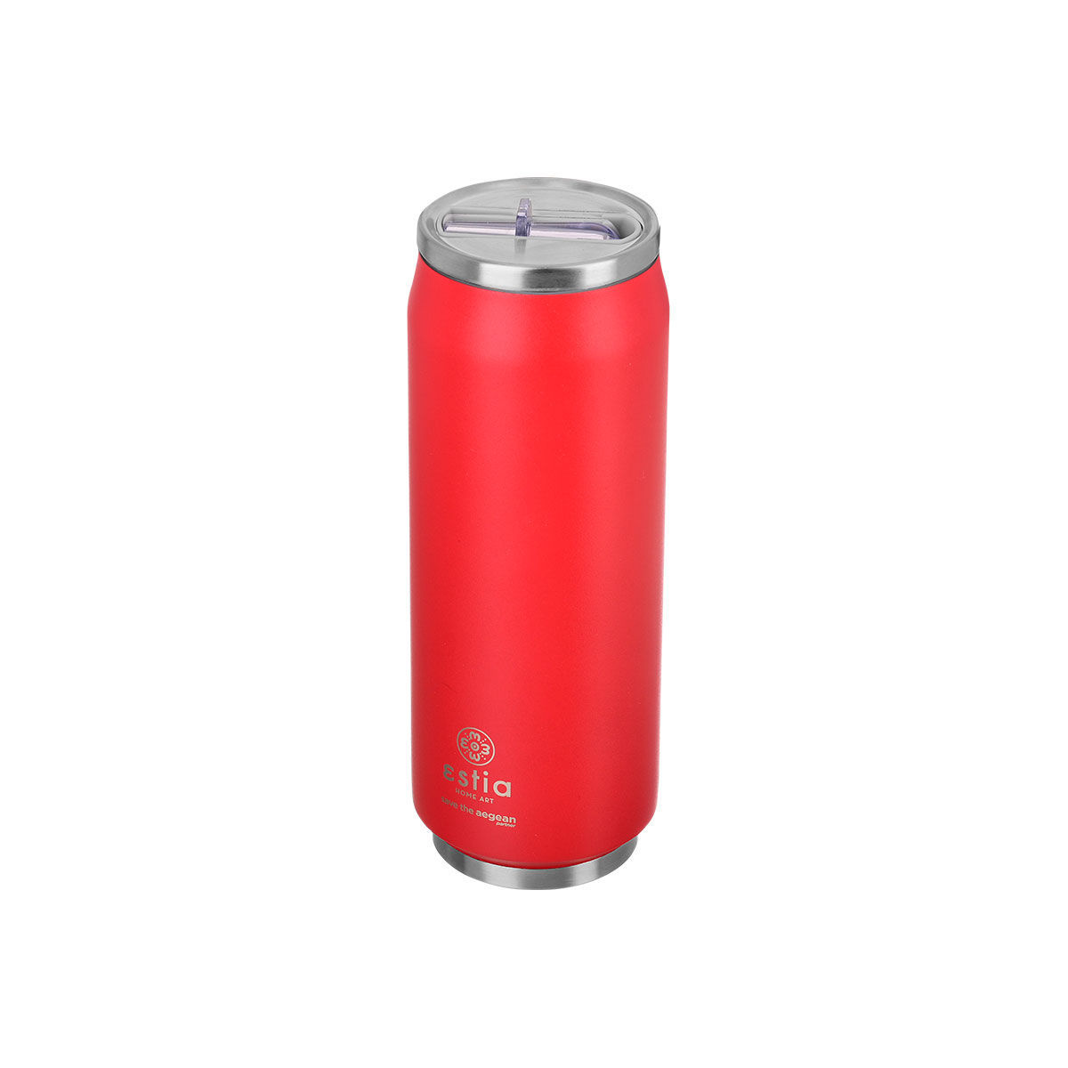 Θερμός Travel Cup 500ml Estia Save The Aegean Scarlet Red 01-9854