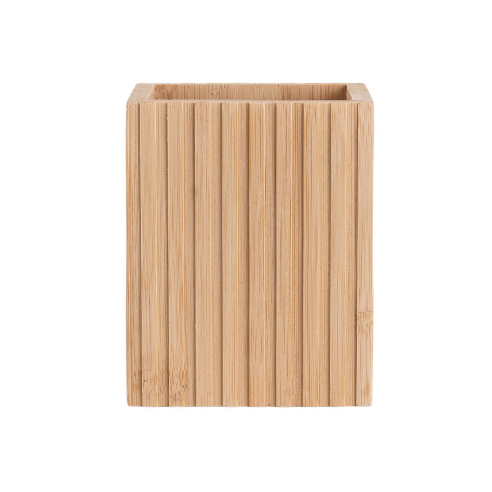 Θήκη Οδοντόβουρτσας Bamboo Essentials με ανάγλυφο σχέδια Estia 02-13097