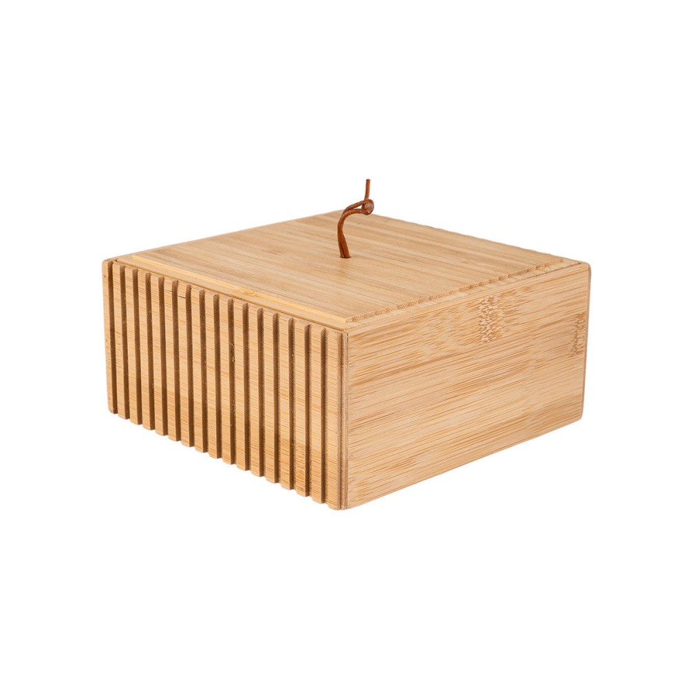 Κουτί Αποθήκευσης (15x15x7) Estia Bamboo Essentials 02-13103