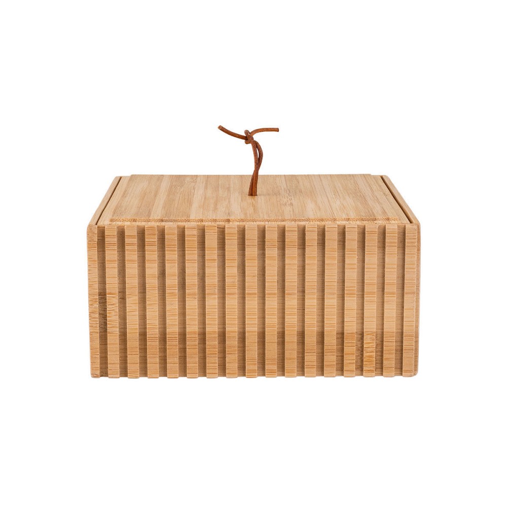 Κουτί Αποθήκευσης 15x15x7cm Estia Bamboo Essentials 02-13103