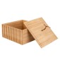 Κουτί Αποθήκευσης (15x15x7) Estia Bamboo Essentials 02-13103