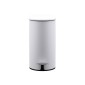 Κάδος Μπάνιου Slim Oval 5lt Μεταλλικό με μηχανισμό soft close ματ λευκό χρώμα Estia 02-14575